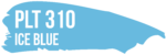 Флок 310 ICE BLUE льодяно-блакитний Poli-tape Tubitherm