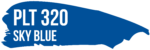Флок 320 SKY BLUE небесно-синій Poli-tape Tubitherm