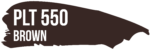 Флок 550 BROWN коричневий Poli-tape Tubitherm