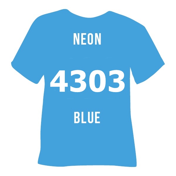 Термоплівка 4303 NEON BLUE блакитна Poli-Flex Perform